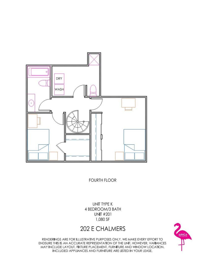 Champaign Apartment: 202 E Chalmers St