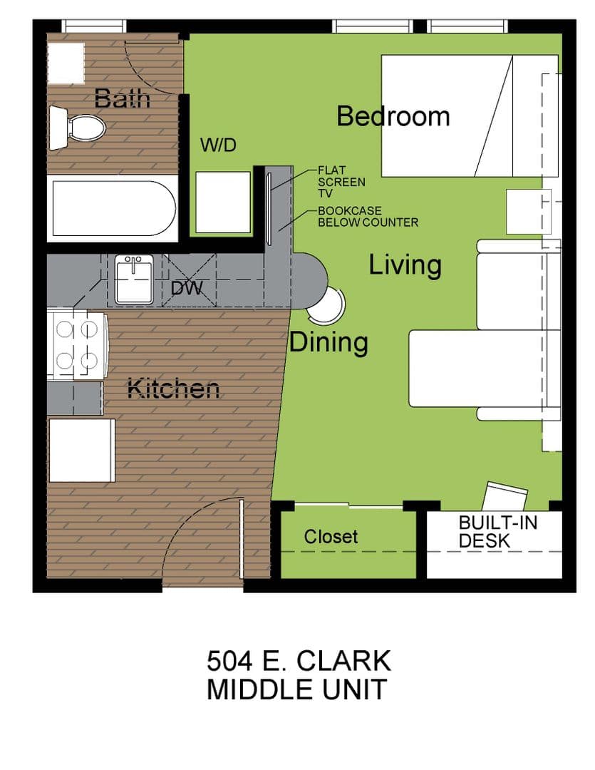 Champaign Apartment: 504 E Clark