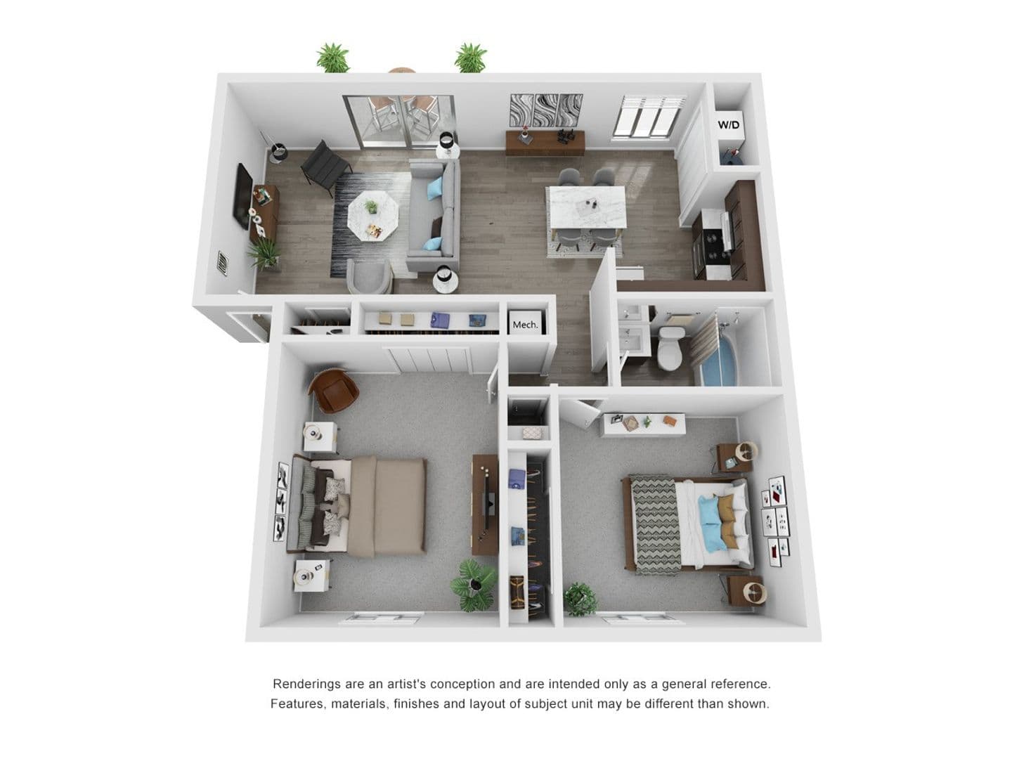 Indianapolis Apartment: 1349 Saddlebrook Court