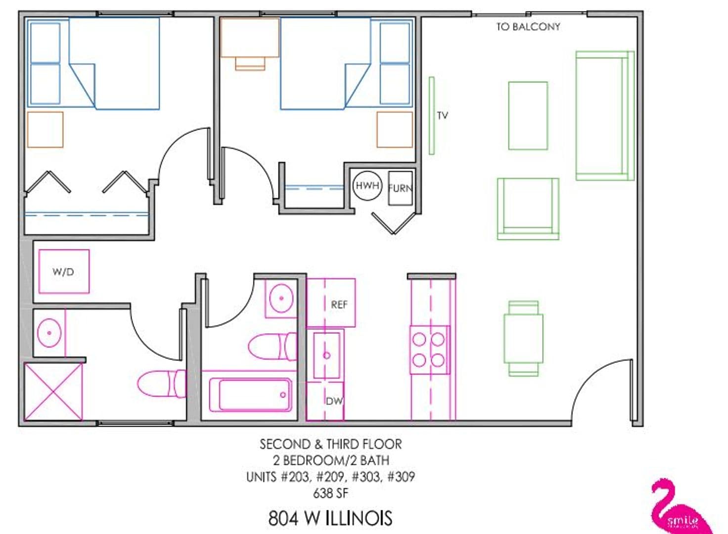 Urbana Apartment: 804 W Illinois Street