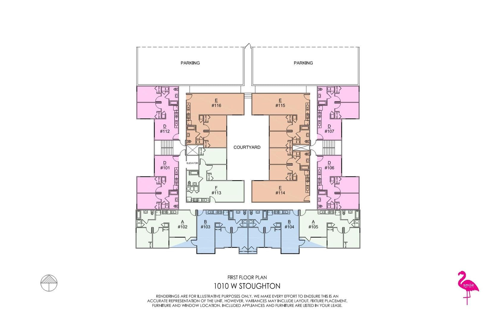 Urbana Apartment: 1010 W Stoughton