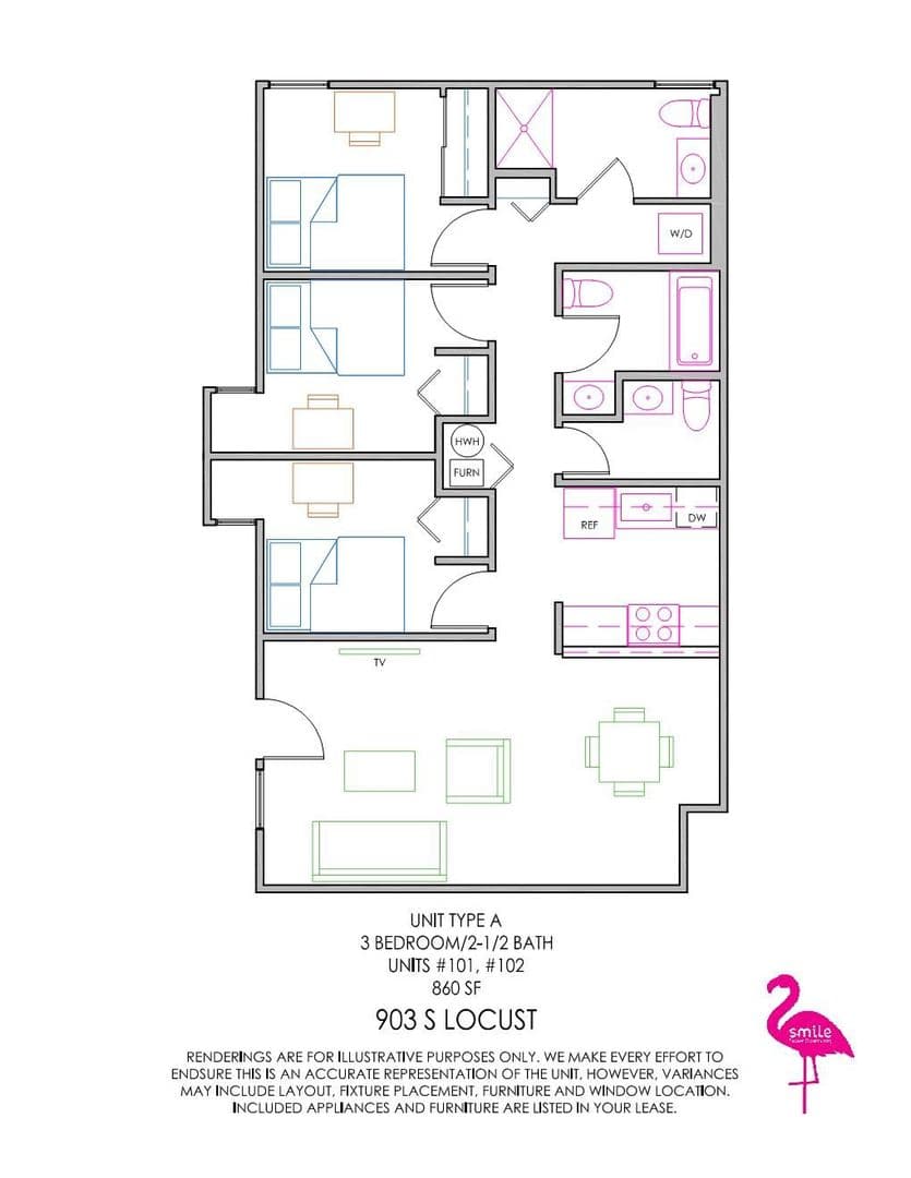 Champaign Apartment: 903 S Locust Street