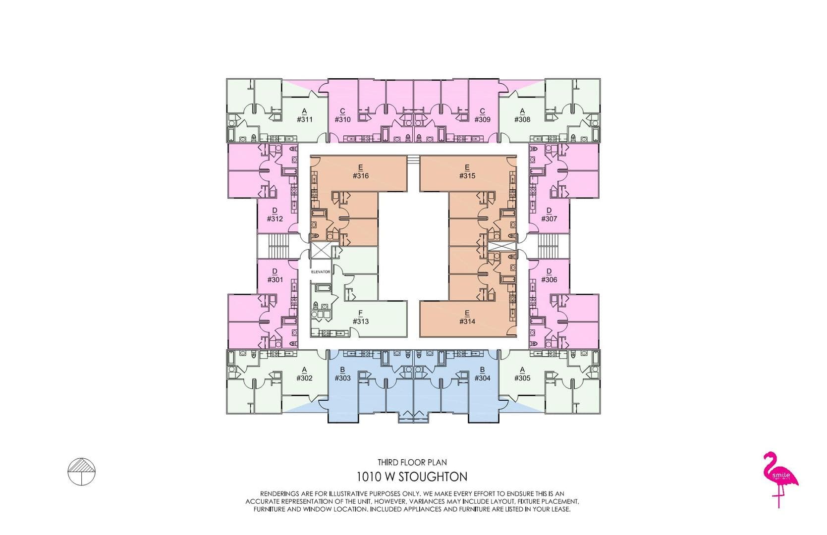 Urbana Apartment: 1010 W Stoughton