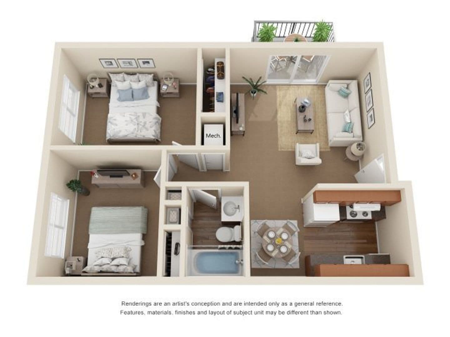 Peoria Apartment: 6516-6500 N University St