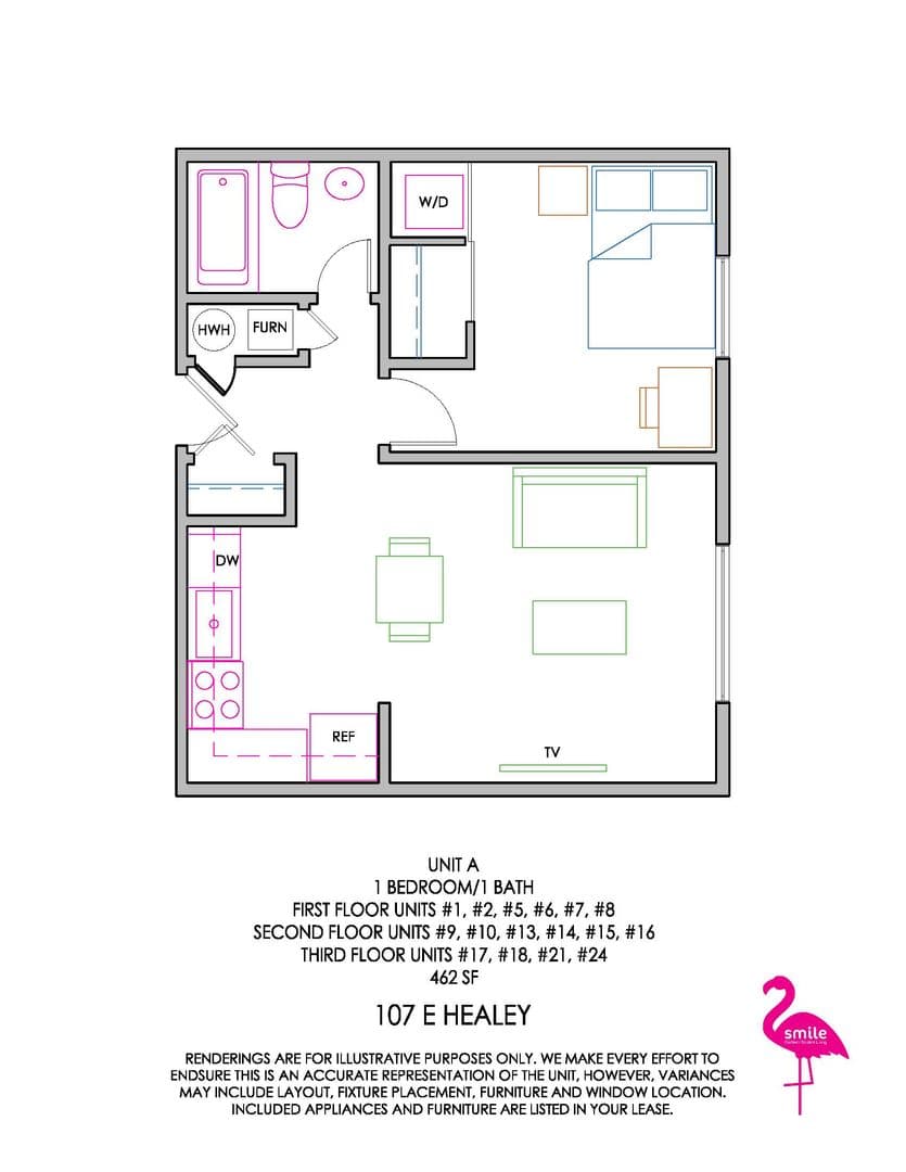 Champaign Apartment: 107 E Healey Street