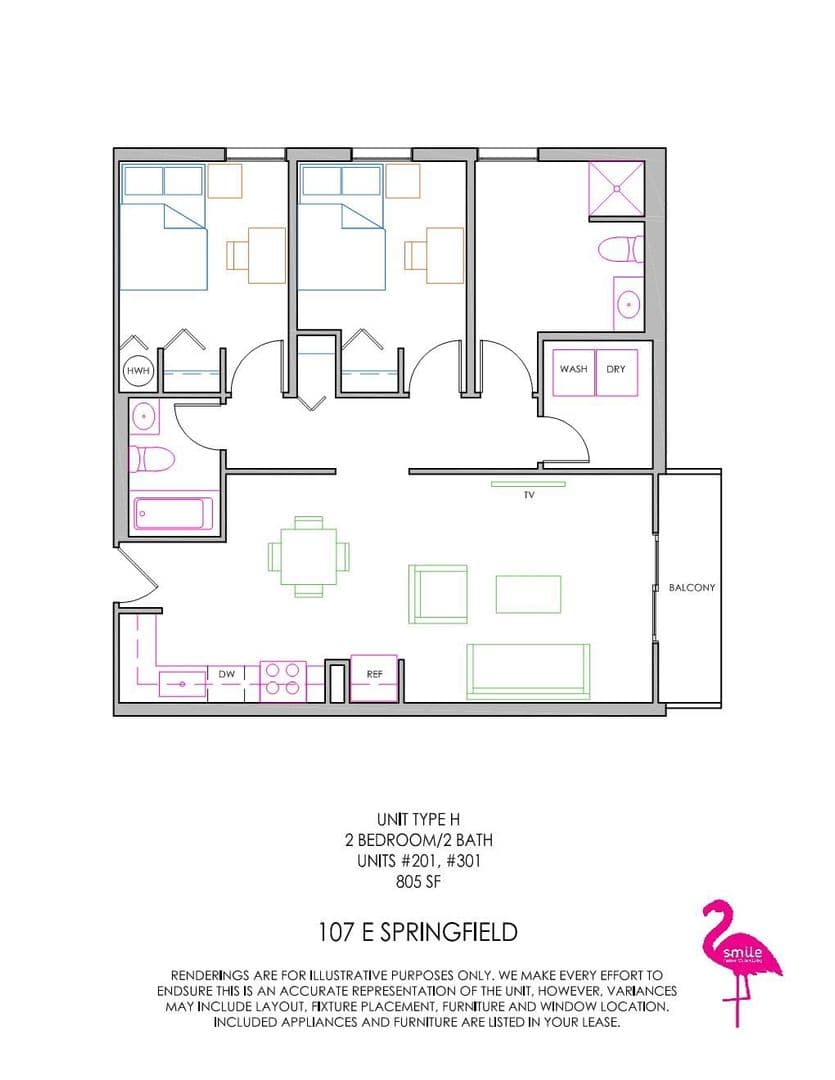 Champaign Apartment: 107 E Springfield Avenue