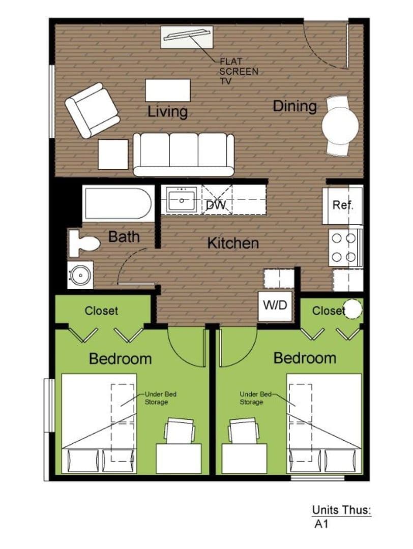 Urbana Apartment: 1001 W Clark