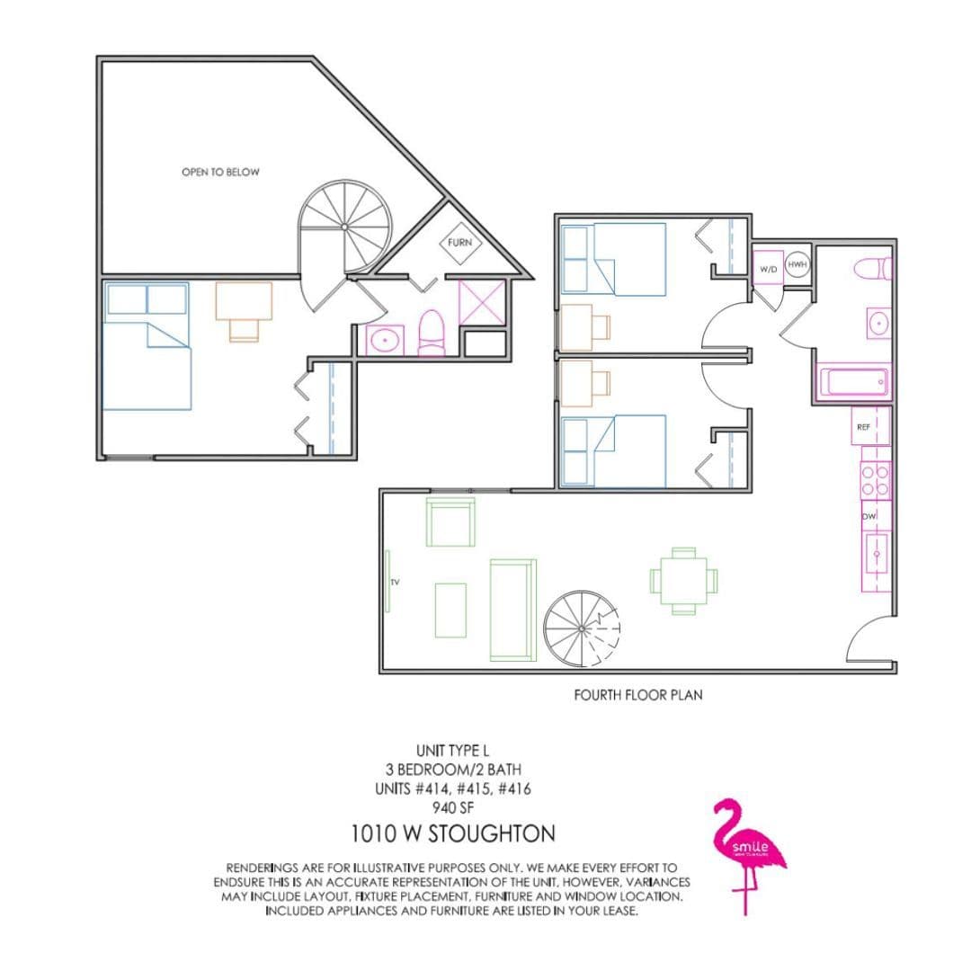 Urbana Apartment: 1010 W Stoughton