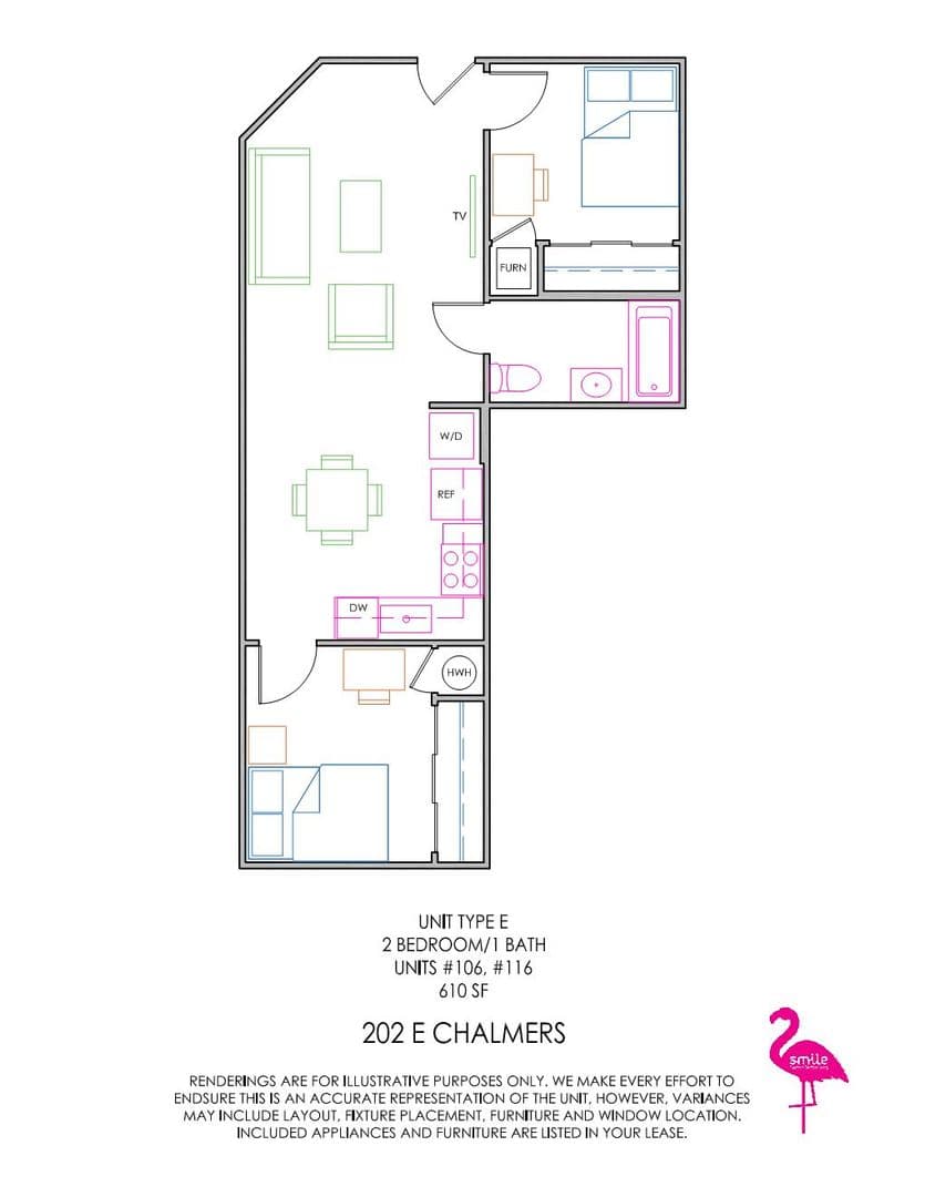 Champaign Apartment: 202 E Chalmers St