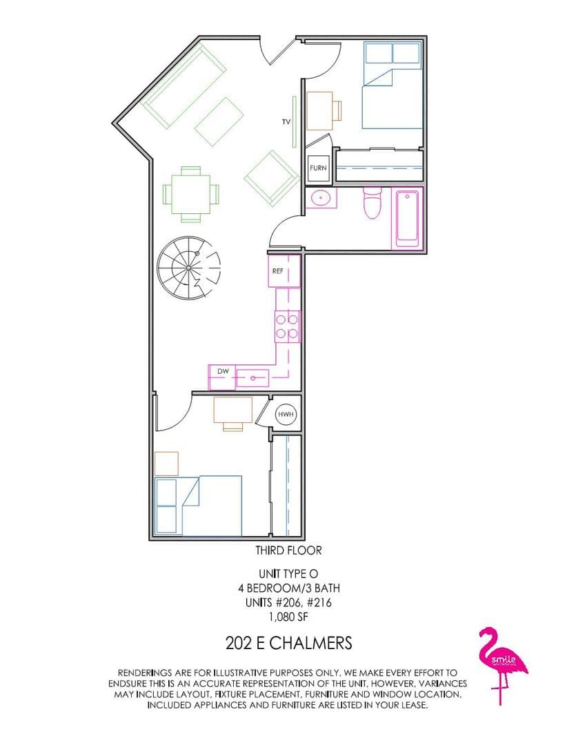 Champaign Apartment: 202 E Chalmers St