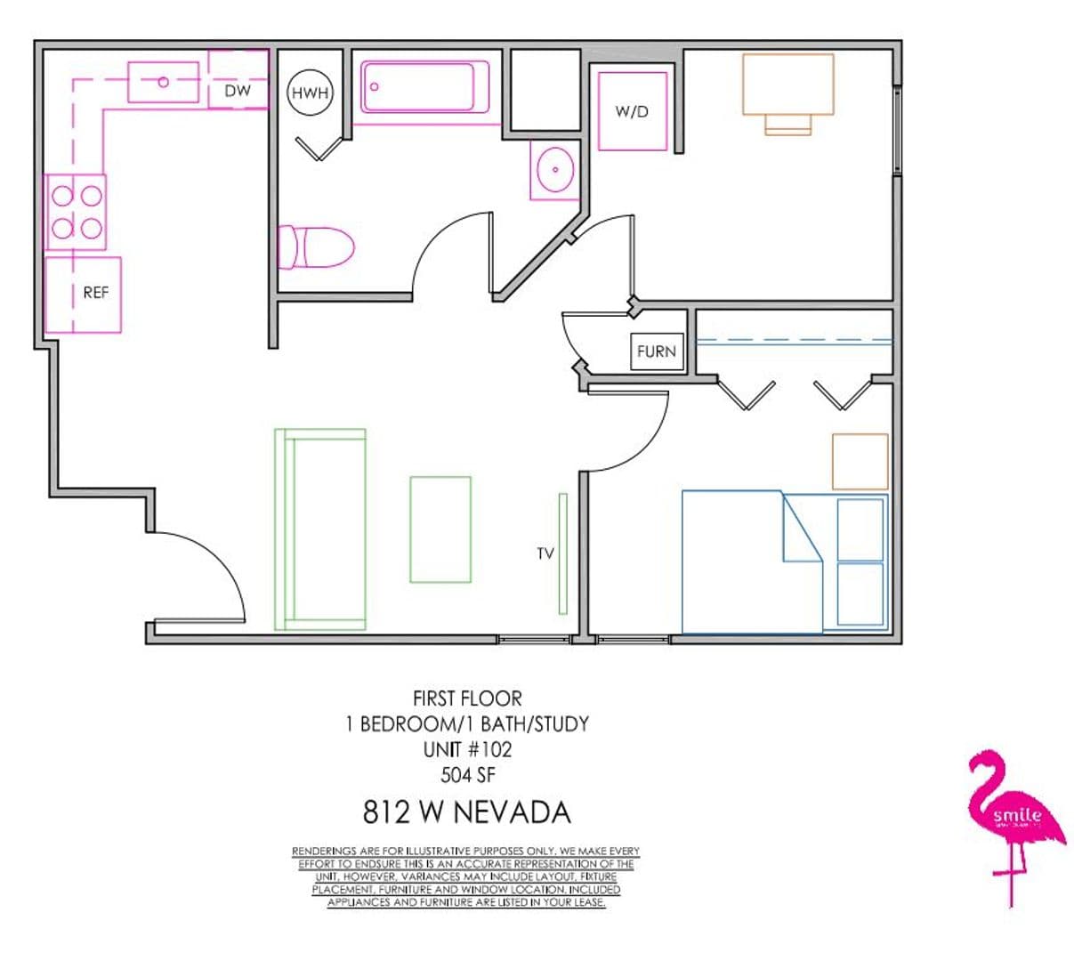 Urbana Apartment: 812 W Nevada Street