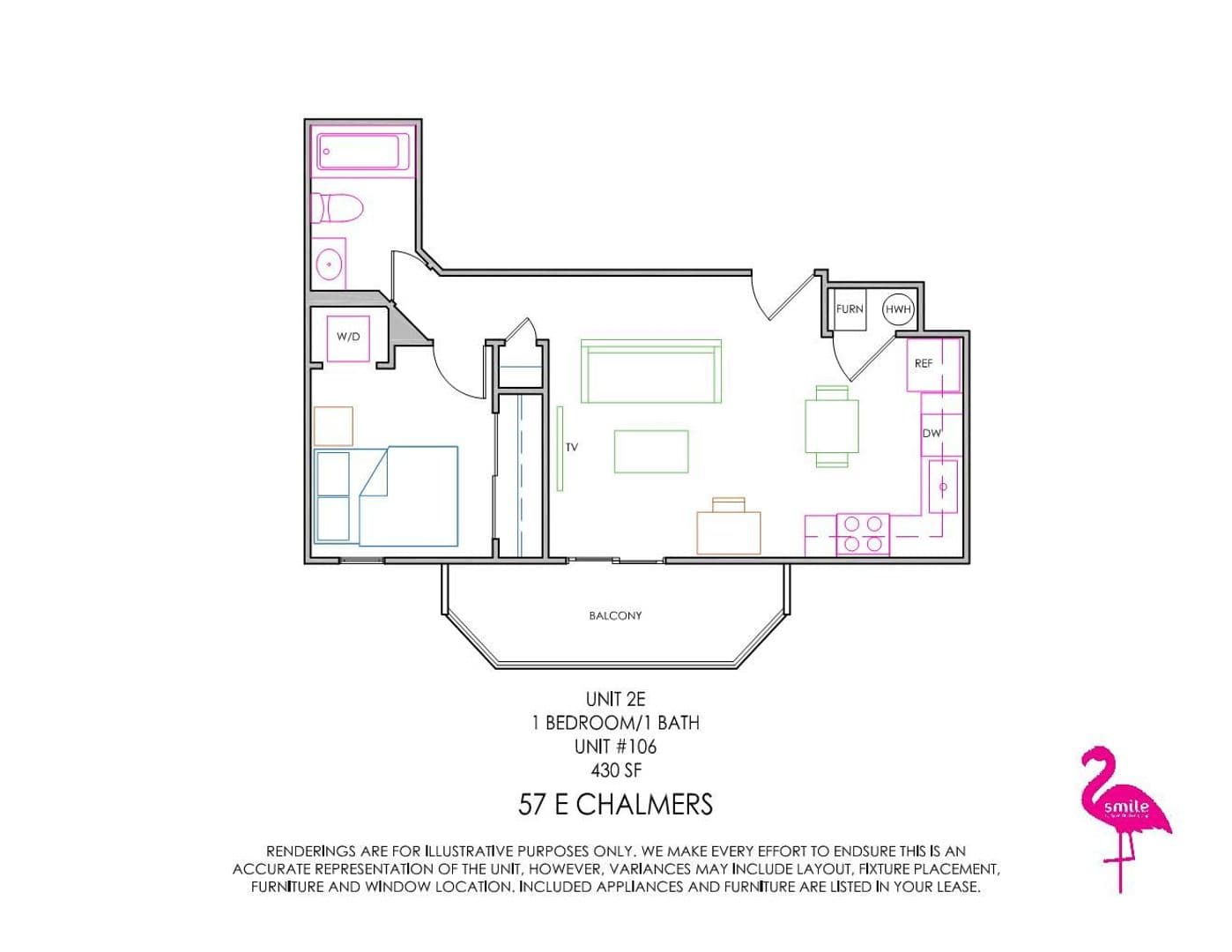 Champaign Apartment: 57 E Chalmers Street