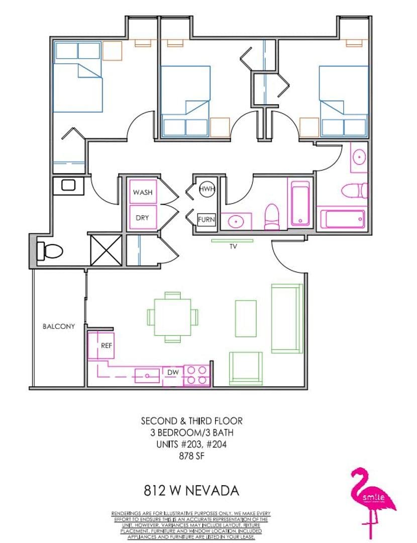 Urbana Apartment: 812 W Nevada Street
