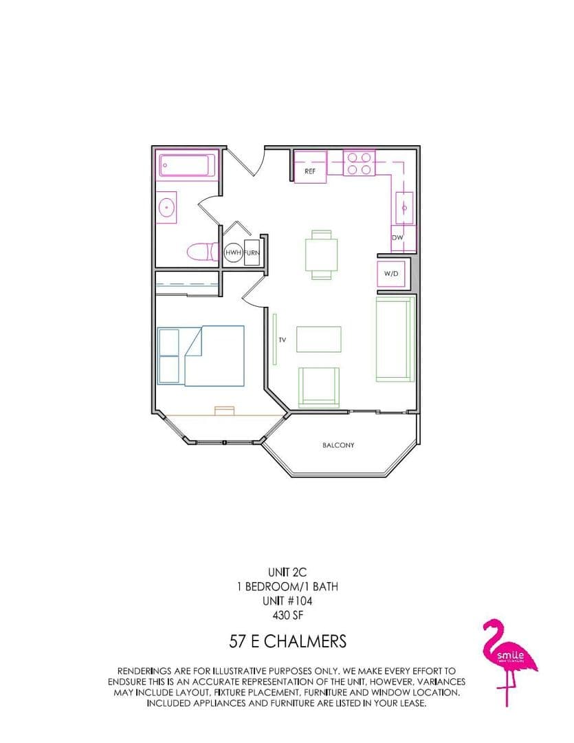 Champaign Apartment: 57 E Chalmers Street