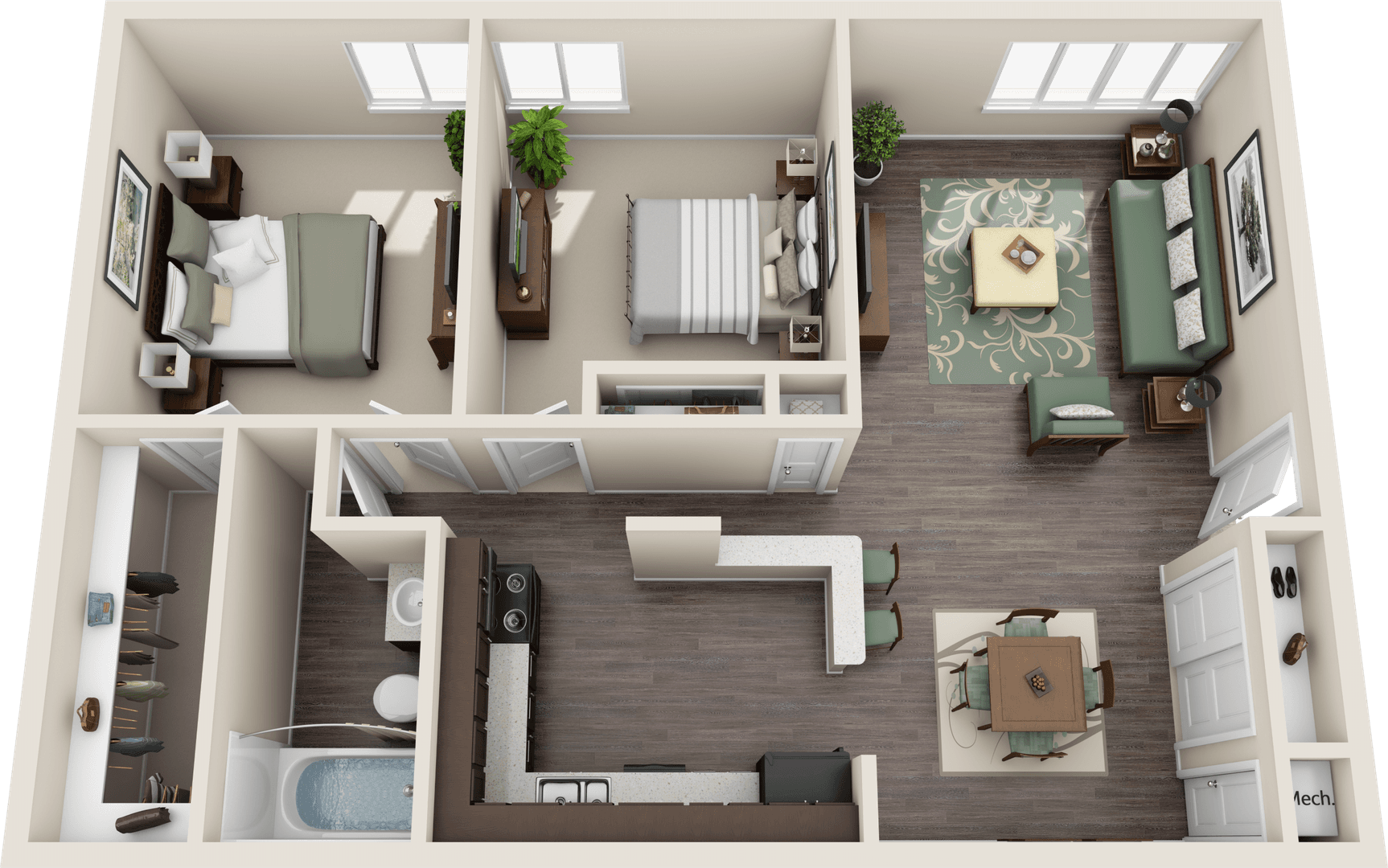 Indianapolis Apartment: 5005 Lily Lane