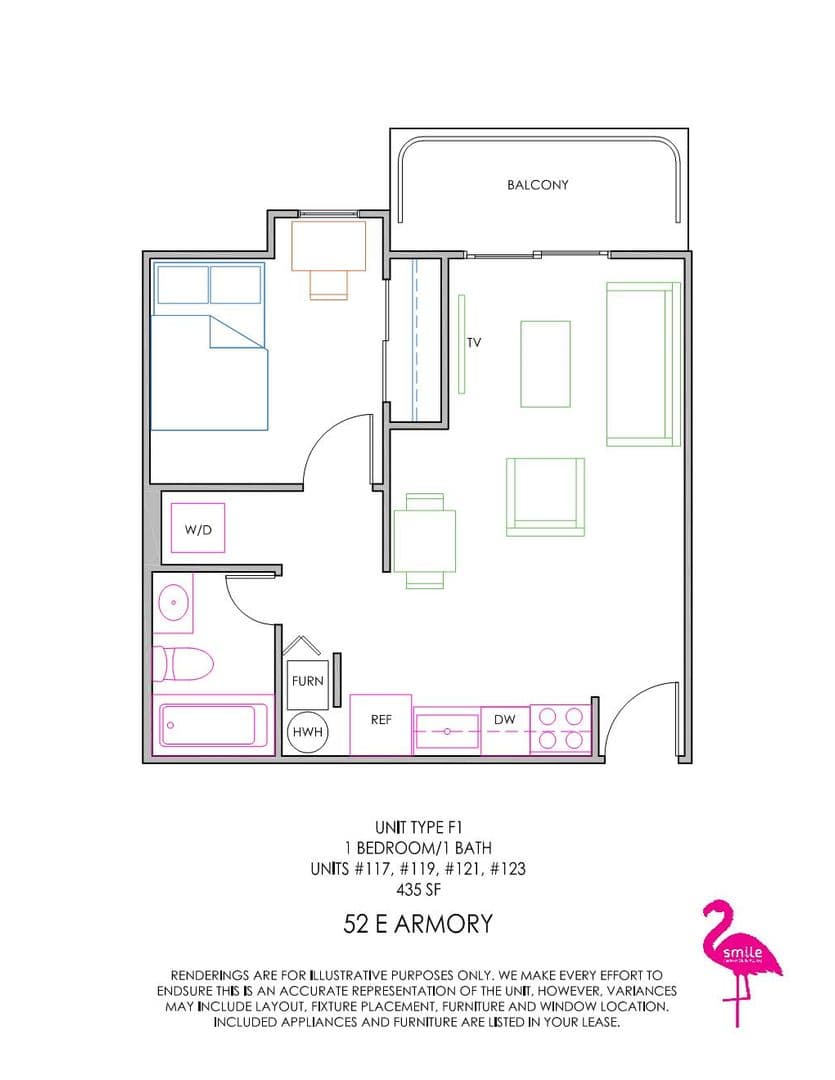 Champaign Apartment: 52 E Armory