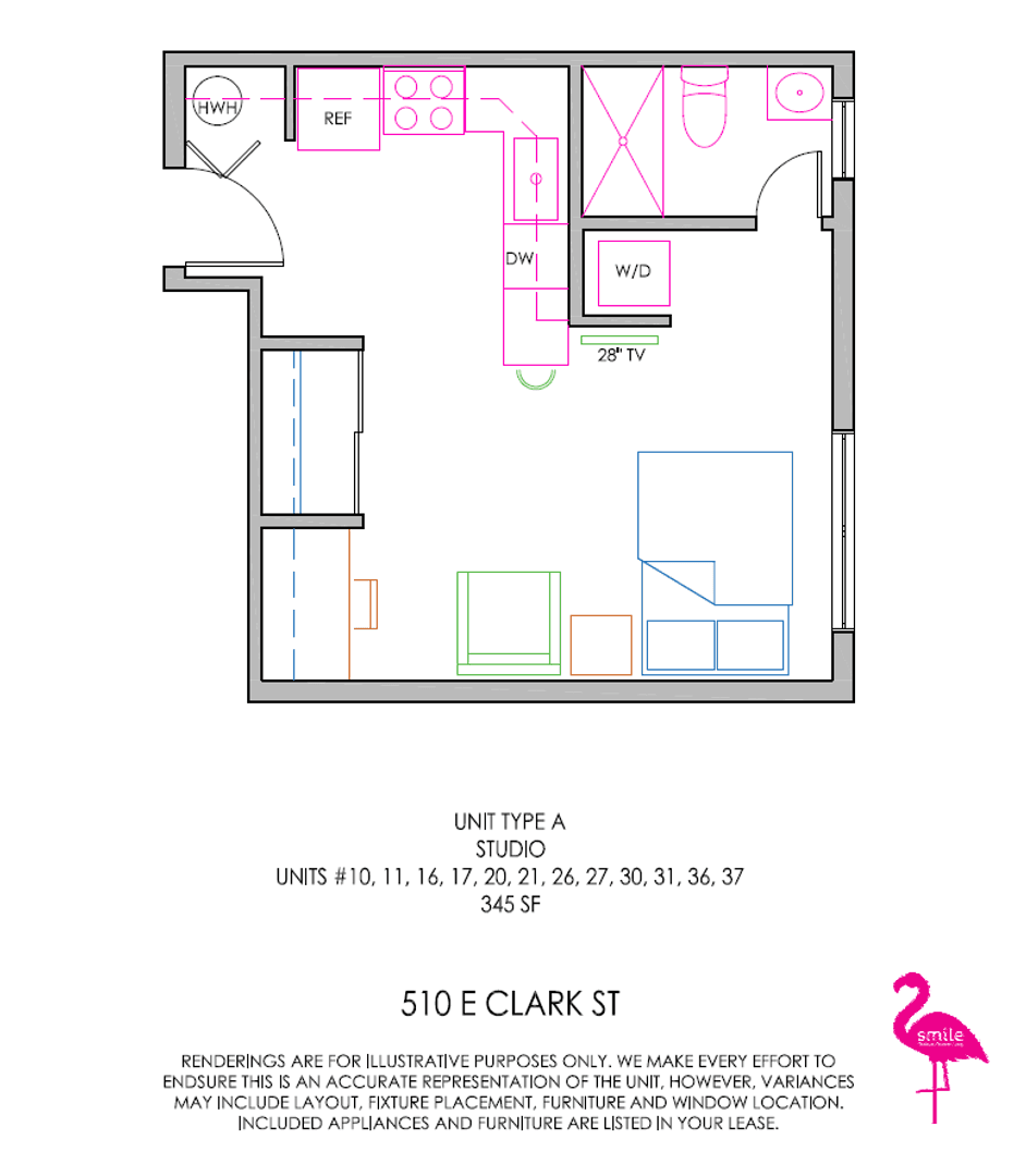 Champaign Apartment: 510 E Clark St