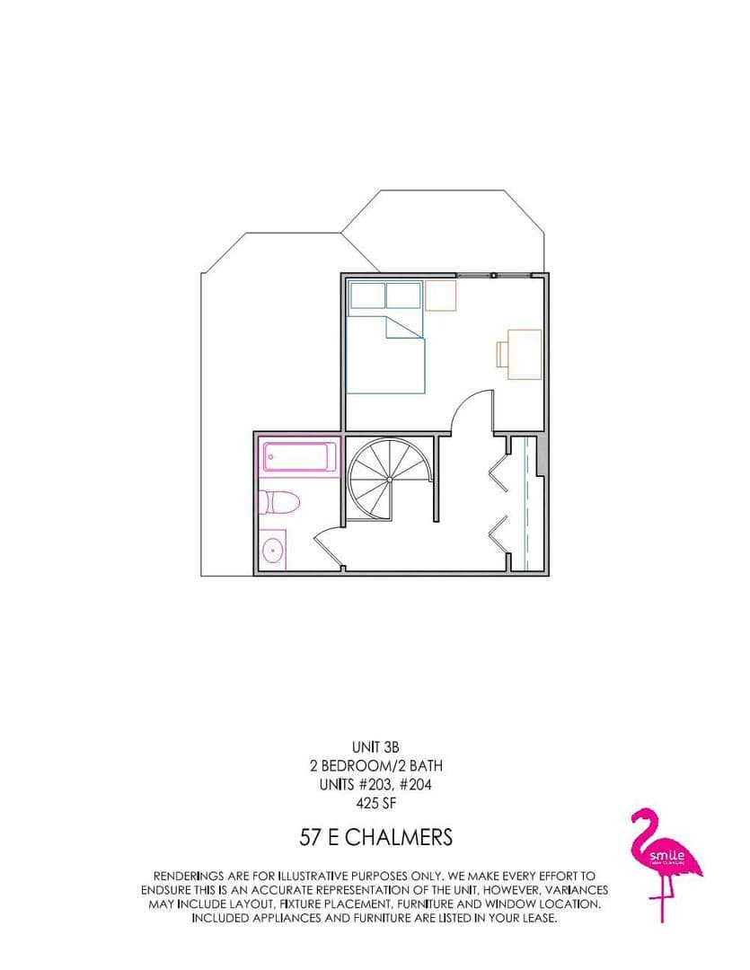 Champaign Apartment: 57 E Chalmers Street