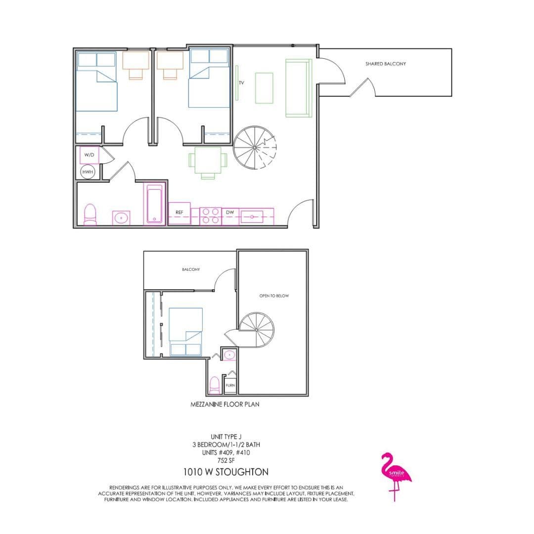 Urbana Apartment: 1010 W Stoughton