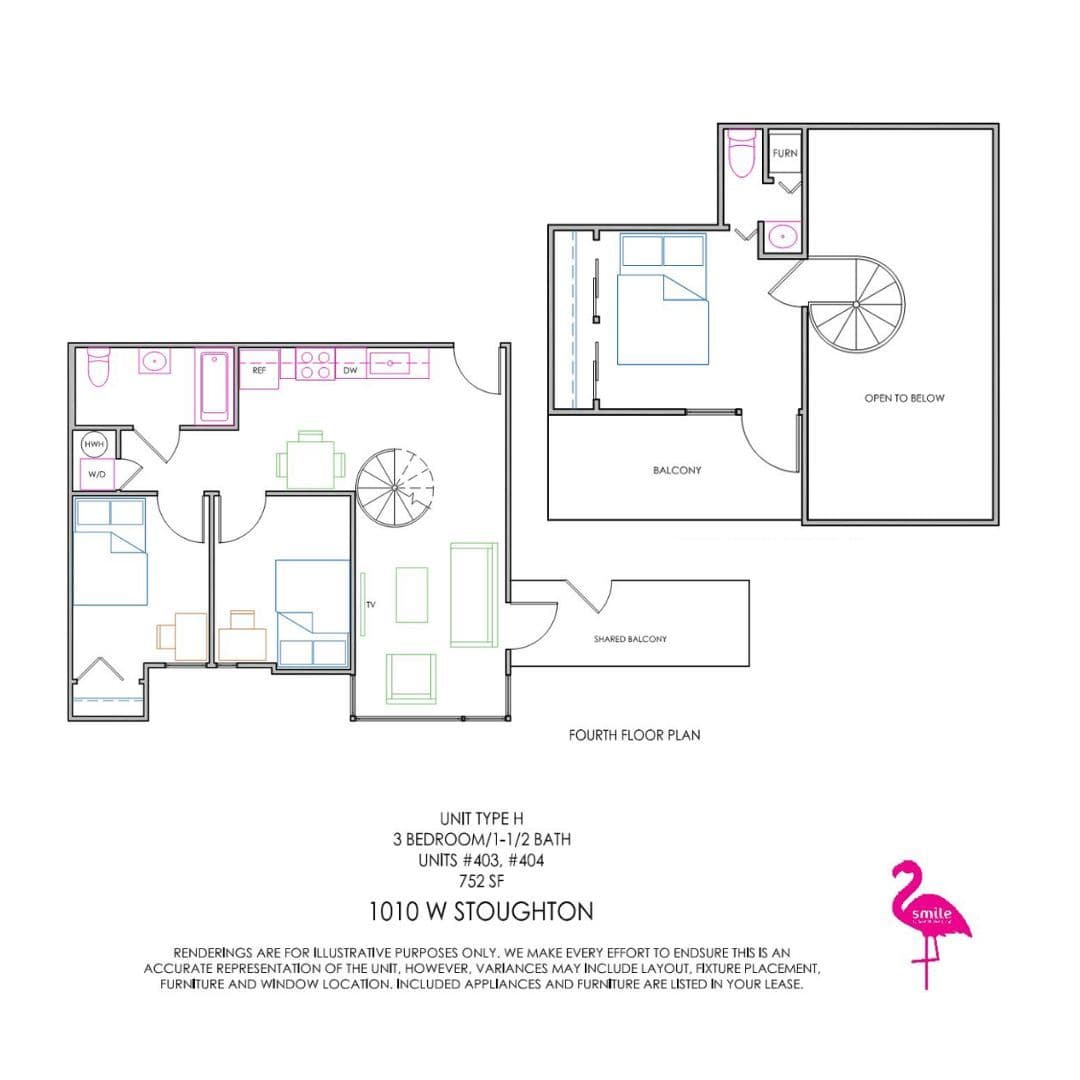 Urbana Apartment: 1010 W Stoughton