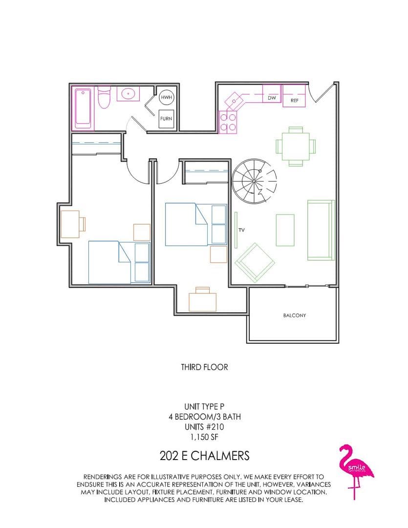 Champaign Apartment: 202 E Chalmers St
