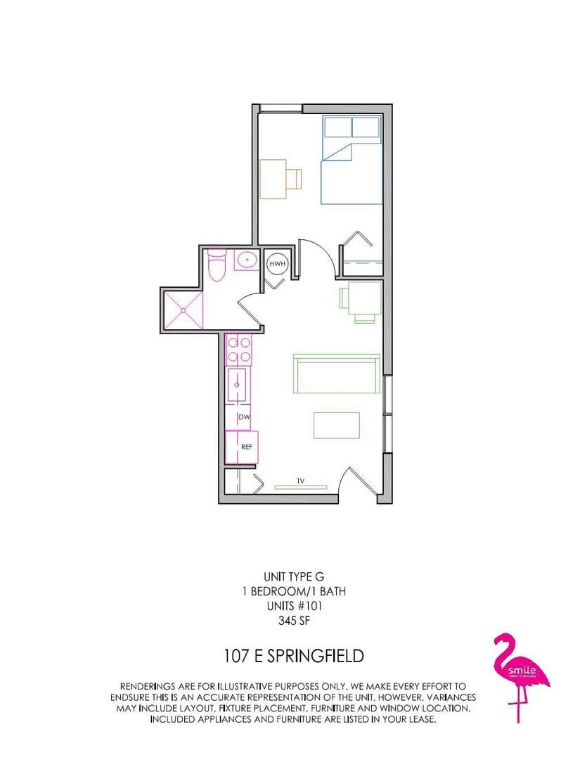 Champaign Apartment: 107 E Springfield Avenue