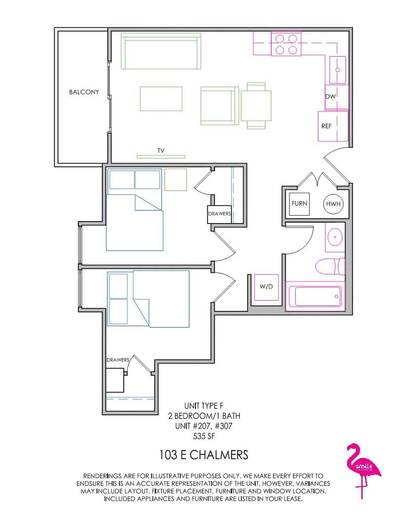 Champaign Apartment: 103 E Chalmers Street