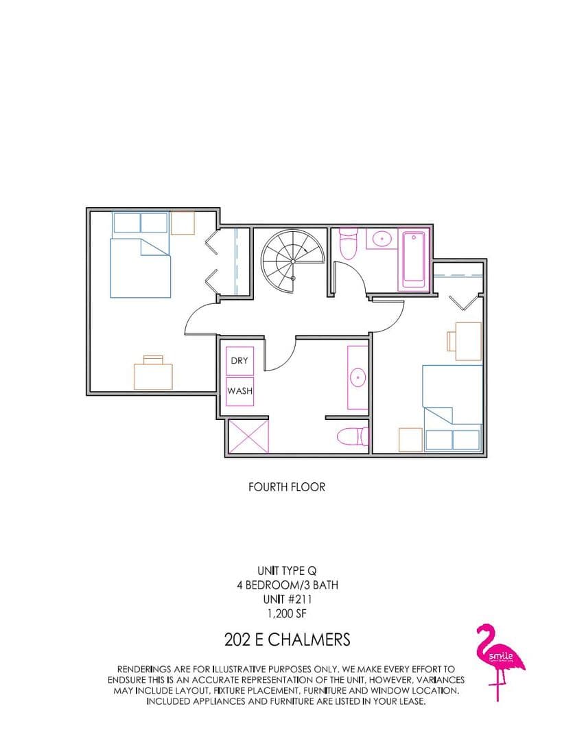 Champaign Apartment: 202 E Chalmers St