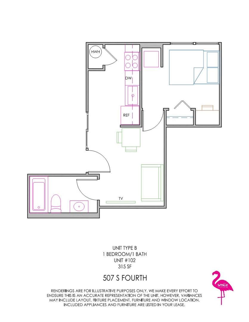 Champaign Apartment: 507 S Fourth