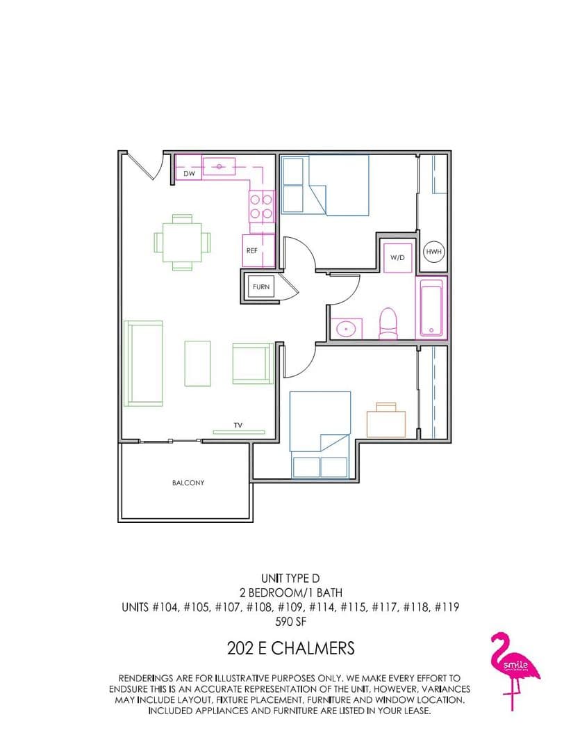 Champaign Apartment: 202 E Chalmers St