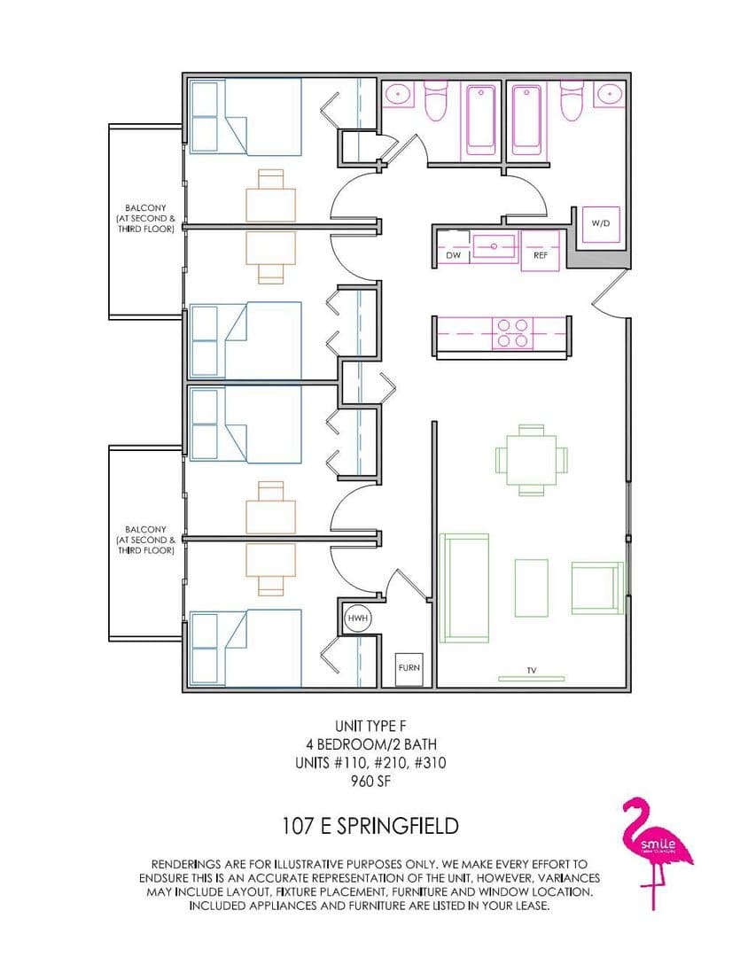 Champaign Apartment: 107 E Springfield Avenue