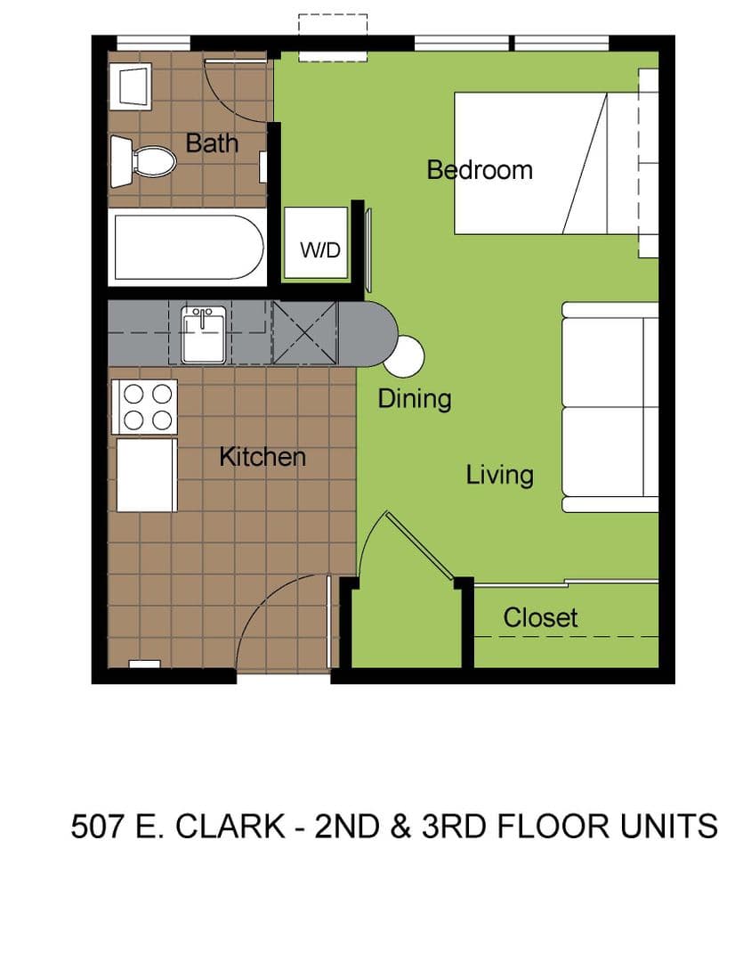 Champaign Apartment: 507 E Clark