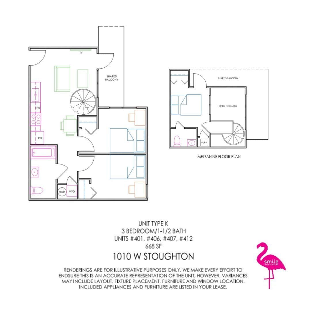 Urbana Apartment: 1010 W Stoughton