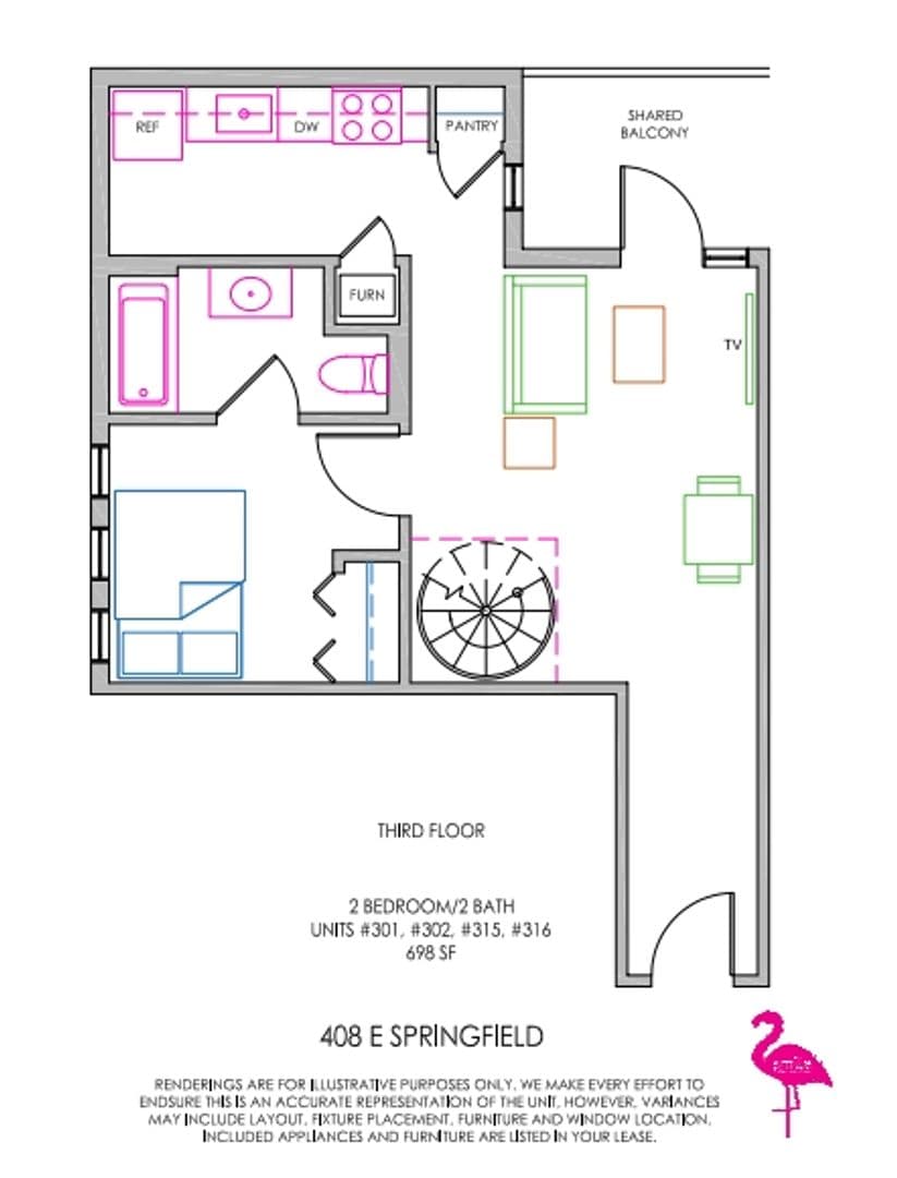 Champaign Apartment: 408 E Springfield