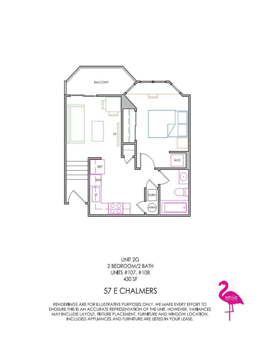 Champaign Apartment: 57 E Chalmers Street