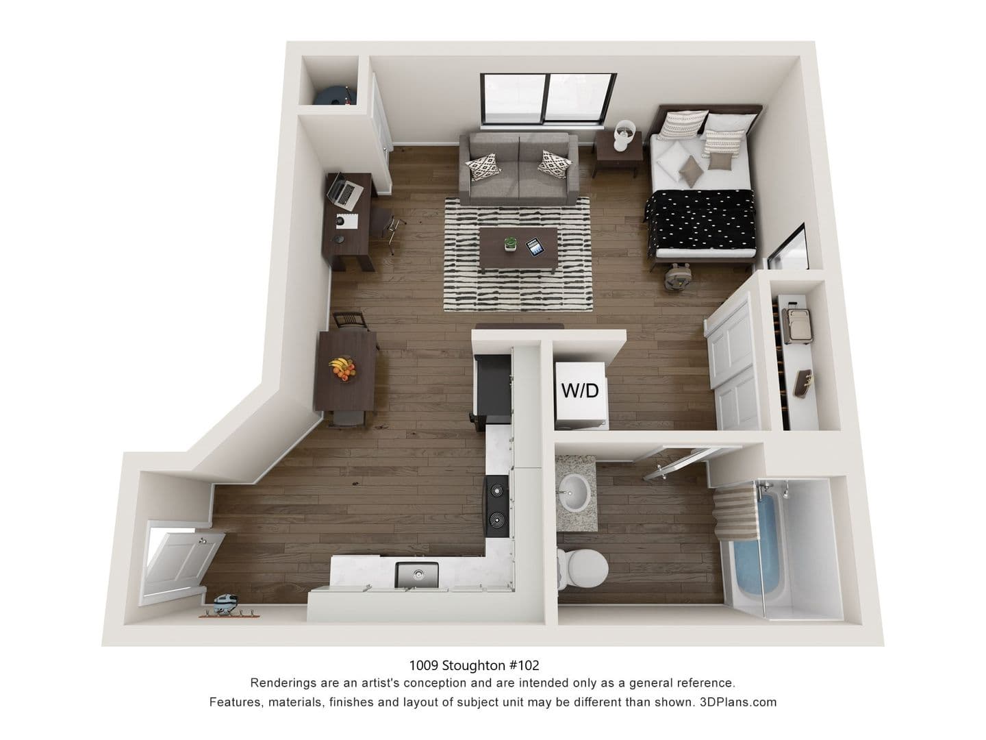 Urbana Apartment: 1009 W Stoughton