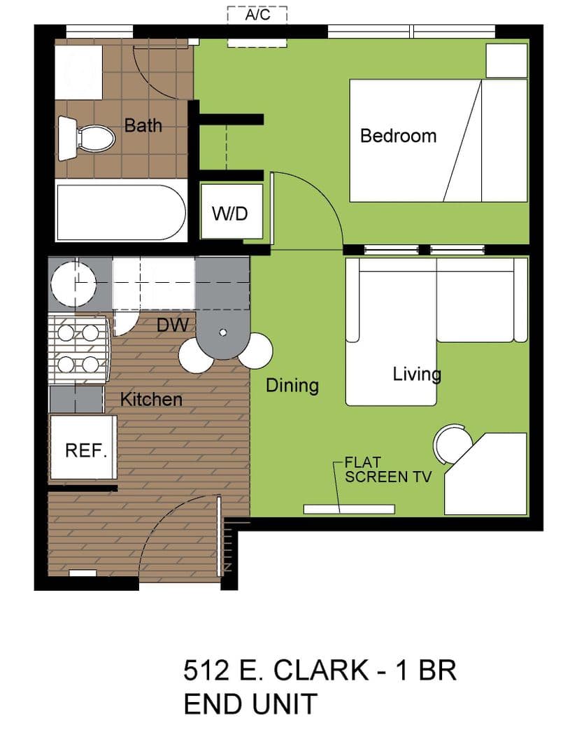 Champaign Apartment: 512 E Clark