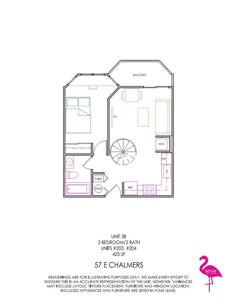 Champaign Apartment: 57 E Chalmers Street