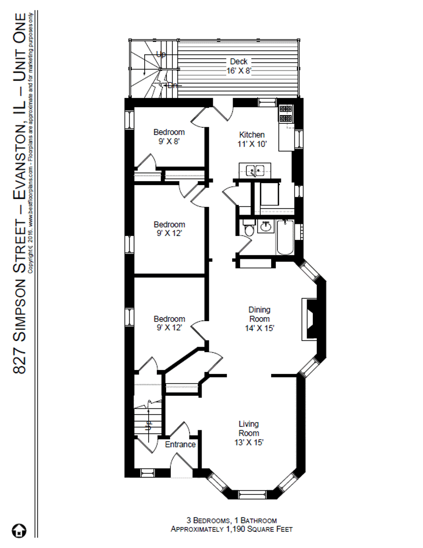 Evanston House: 827 Simpson St.