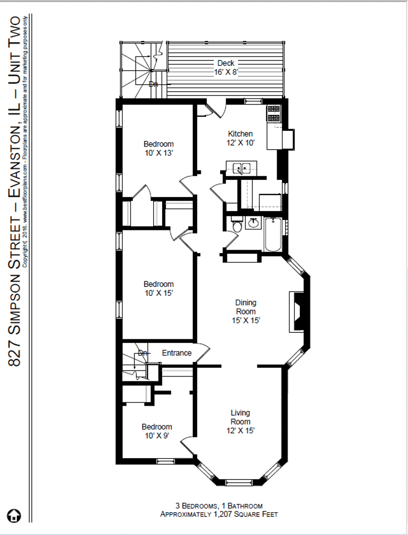Evanston House: 827 Simpson St.