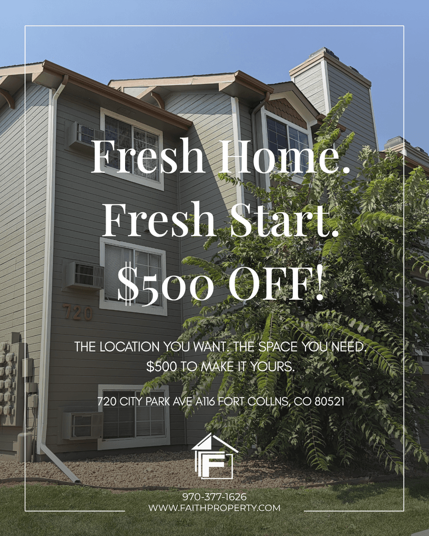 Fort Collins Condo: 720 City Park Ave A116