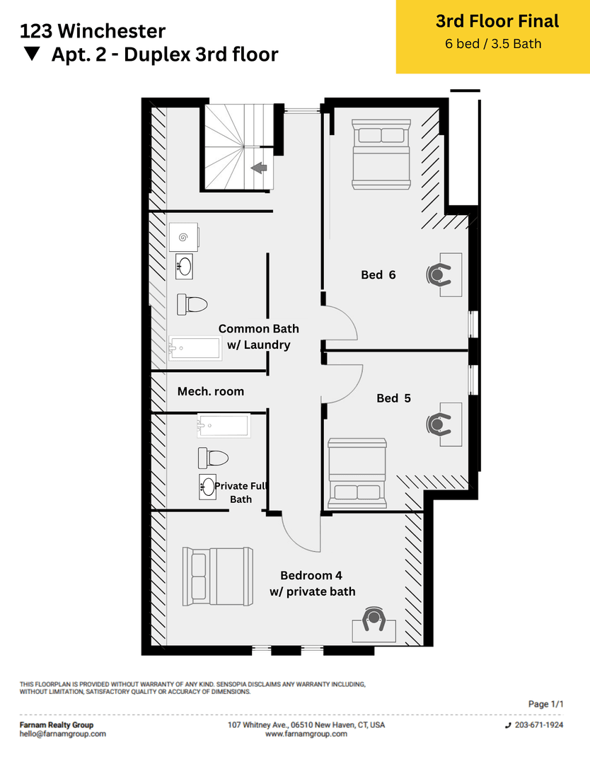New Haven Apartment: 123 Winchester