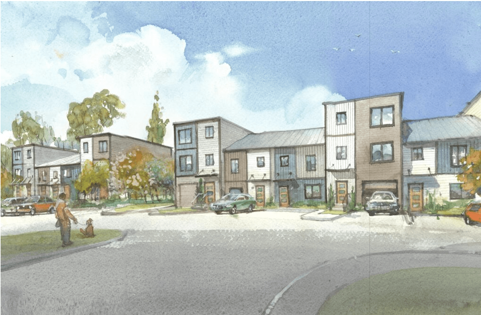 Easton Townhome: 410 Needwood Avenue