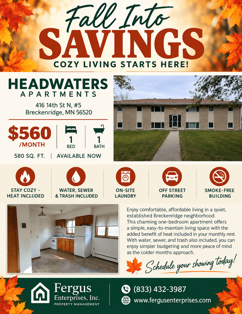 Breckenridge Apartment: 416 14th St N