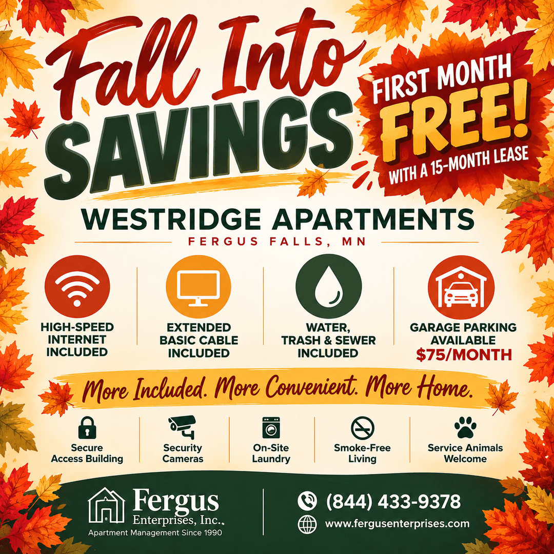 Fergus Falls Apartment: 1515 College Way