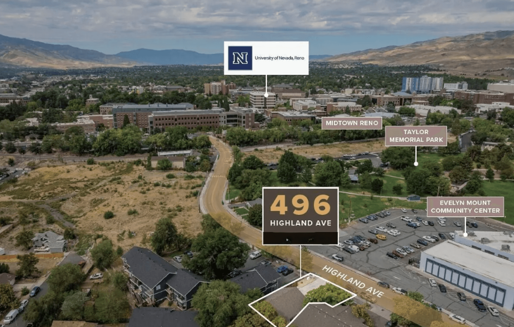 Reno Townhome: 496 Highland Ave Unit 1 A