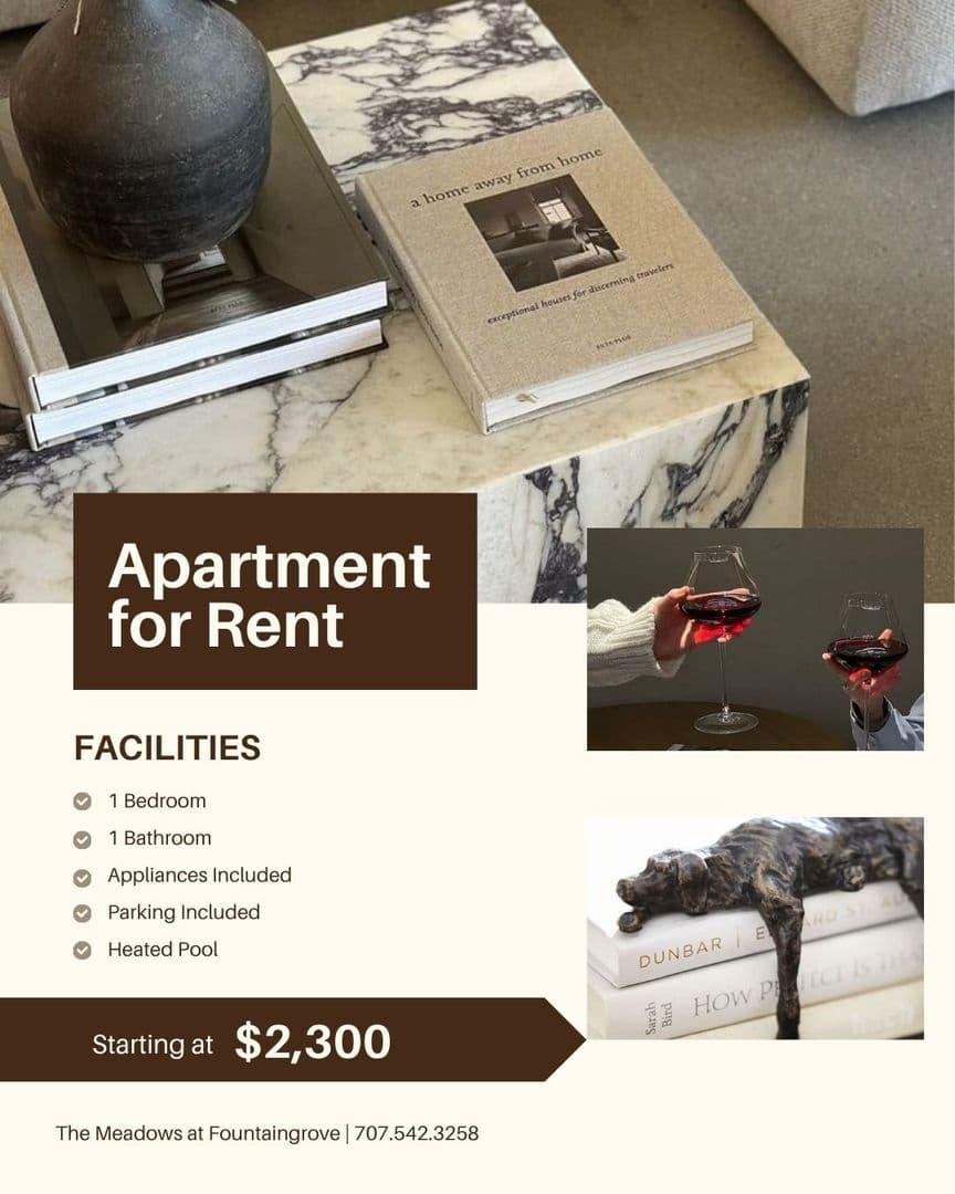 Santa Rosa Apartment: 3587 Round Barn Blvd
