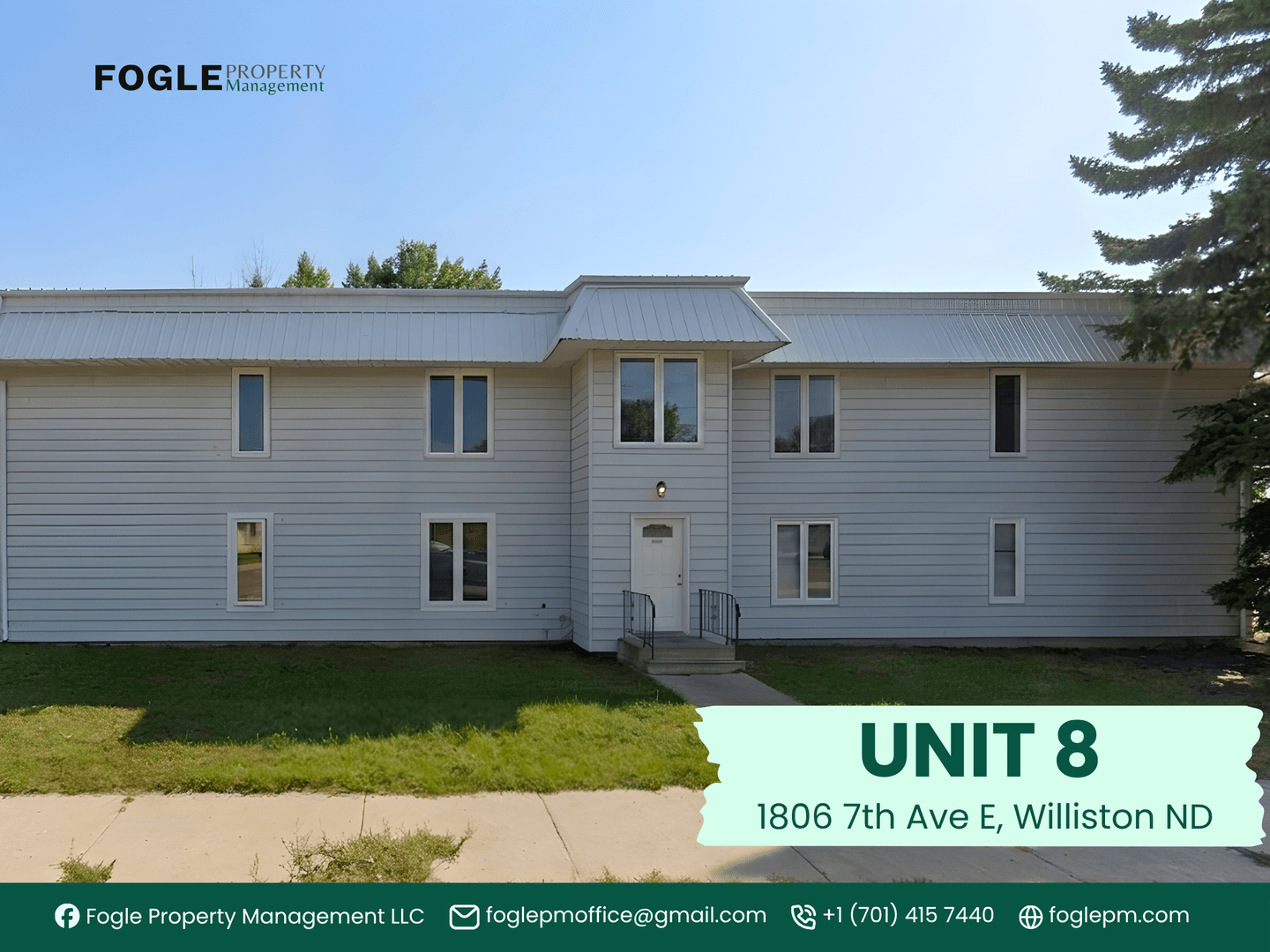Williston Apartment: 1806 7th Ave East