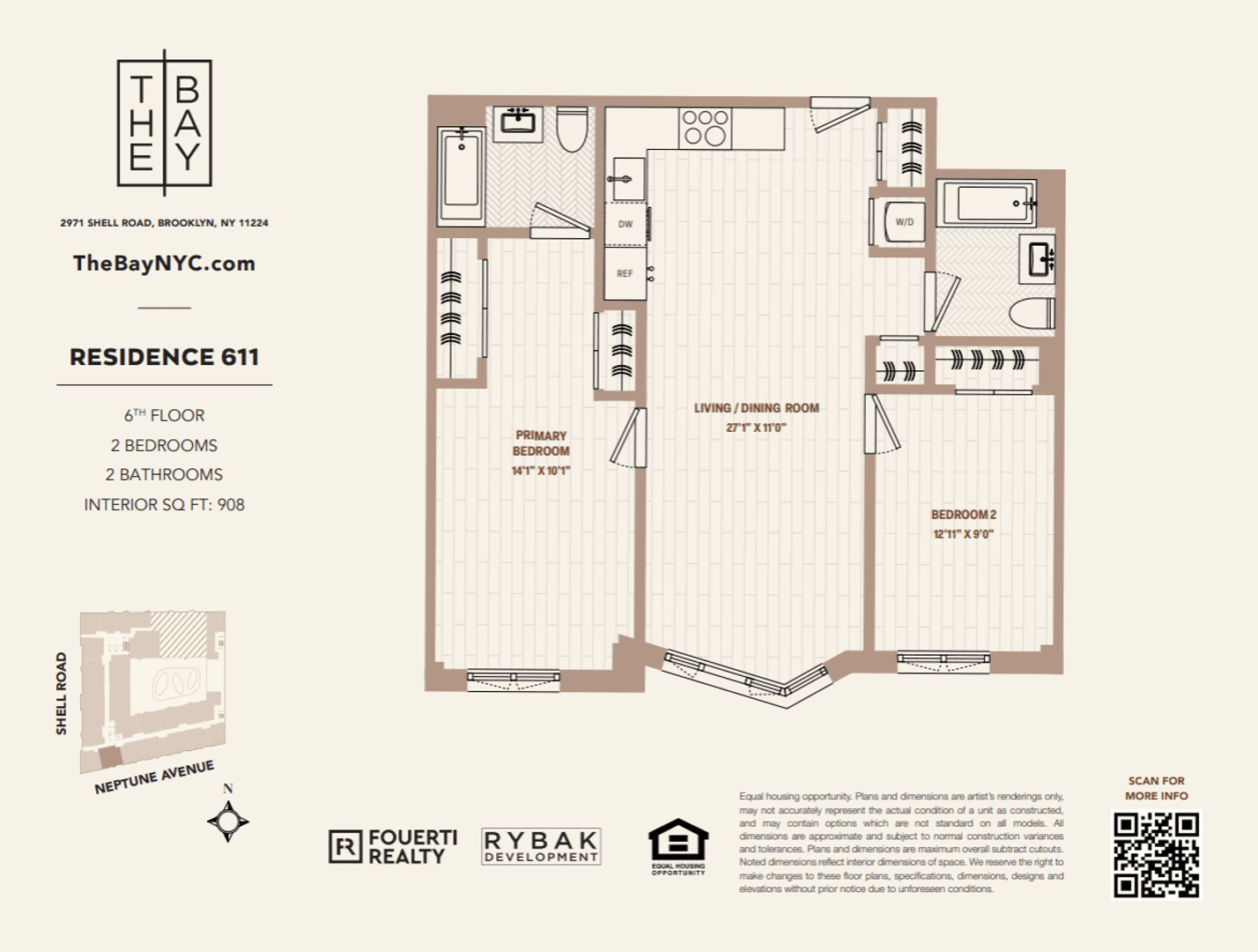 Brooklyn Apartment: 2971 Shell Road