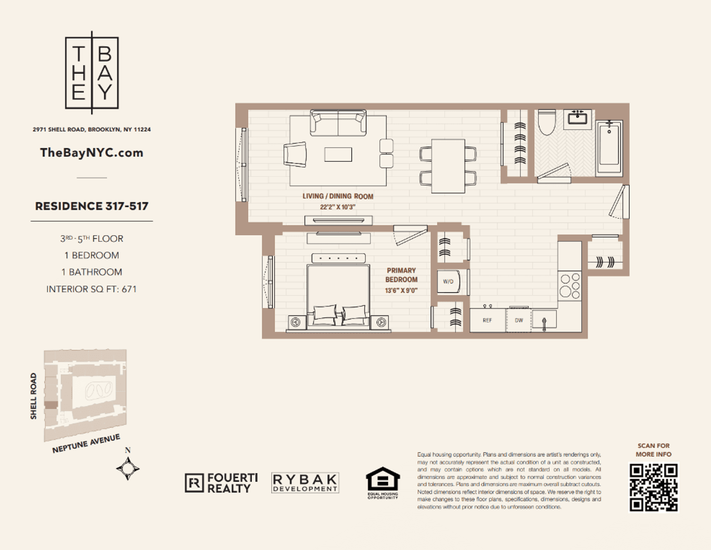 Brooklyn Apartment: 2971 Shell Road